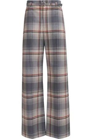 Marni Belted check-print trousers