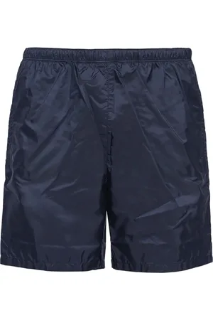 Prada Logo-plaque swim shorts