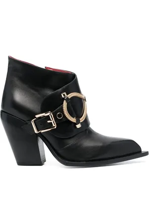 HARDOT Chain-link trim biker boots