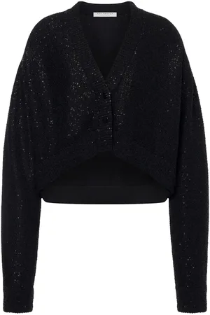 Serafini V-neck sequinned cardigan