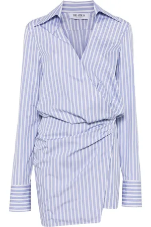 The Attico Striped mini dress