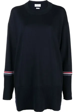 Thom Browne Crew neck fine-knit jumper