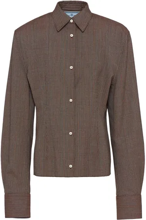 Prada Single-breasted pinstripe jacket