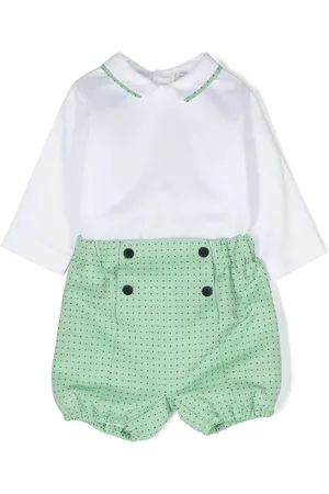 LA STUPENDERIA Polka-dot print cotton shorts