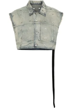 Rick Owens Jumbo Worker denim waistcoat