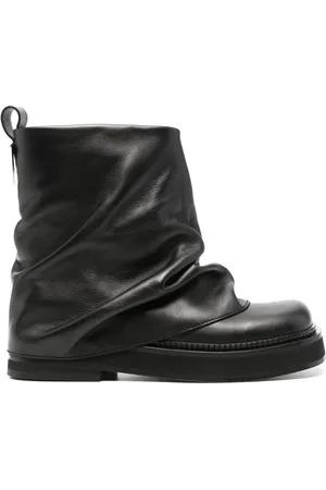 The Attico Robin leather ankle boots