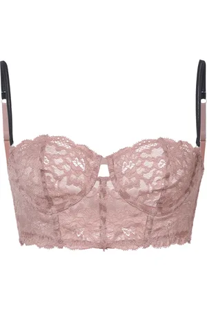 FLEUR DU MAL Charlotte lace longline bra