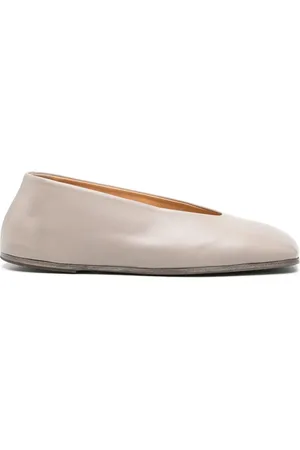 MARSÈLL Coltellaccio leather ballerina shoes