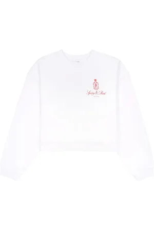 Sporty & Rich Vendome crew-neck crop top