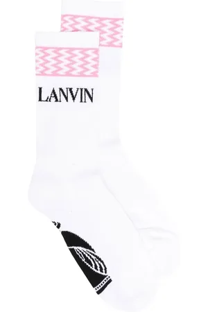 Lanvin Logo-print calf-length socks