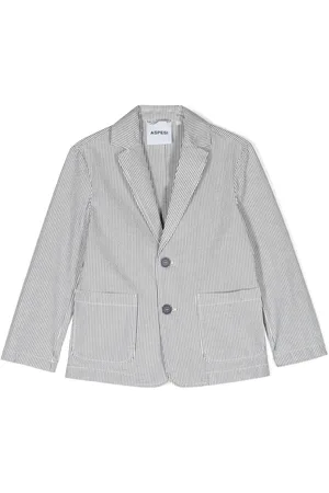 Aspesi Pinstriped single-breasted blazer