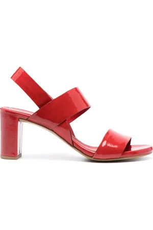 ROBERTO DEL CARLO 75mm patent leather sandals