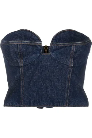 MAGDA BUTRYM Denim corset top