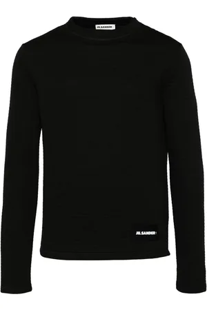 Jil Sander + texture long-sleeves T-shirt