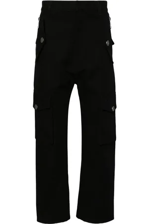 Balmain Straight-leg canvas cargo trousers