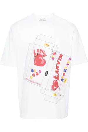 Lanvin Candy-print cotton T-shirt