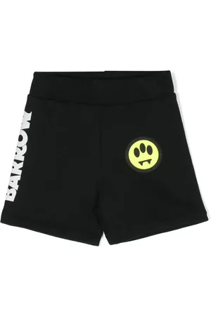 BARROW Logo-print cotton shorts