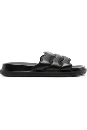 Marni Padded-design nappa leather slides