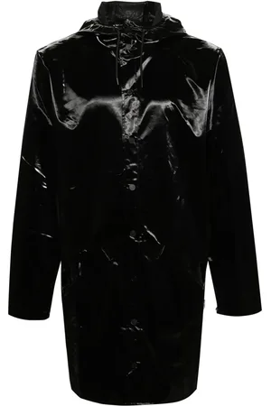 Rains Coated hooded parka coat