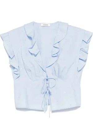 Sandro Rhinestone-embellished blouse