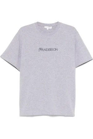 J.W.Anderson Flocked-logo T-shirt
