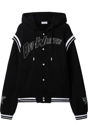 OFF-WHITE Logo-appliqu?? bomber jacket