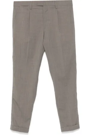 BRIGLIA Tapered cropped trousers