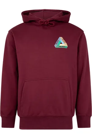 PALACE Tri-Dart "Burgundy" drawstring hoodie