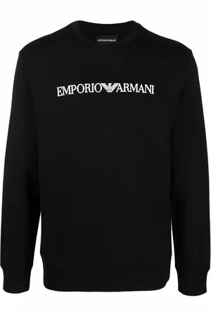 Emporio Armani Logo-print crew-neck sweatshirt