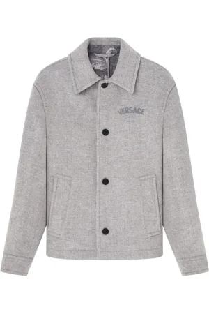 VERSACE Wool-blend blouson jacket
