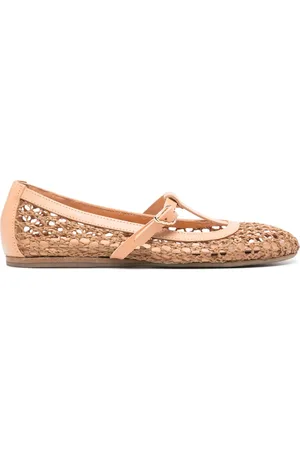 Ancient Greek Sandals Aerati raffia ballerinas
