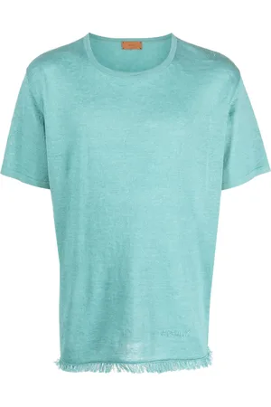 Alanui Fine-knit linen T-shirt