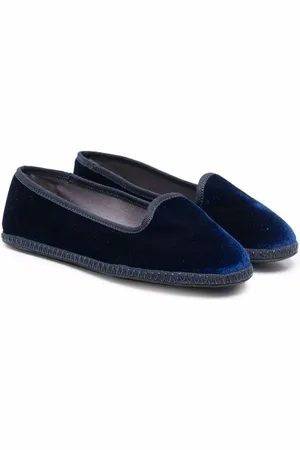 SIOLA Slip-on velvet-effect loafers