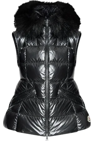 Moncler Anse shearling-collar down vest