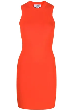 Victoria Beckham Rib knitted short dress