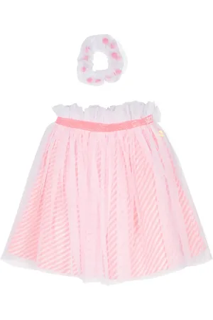 Billieblush Striped tulle tutu skirt set