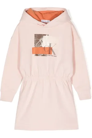 Calvin Klein Monogram-print hoodie dress