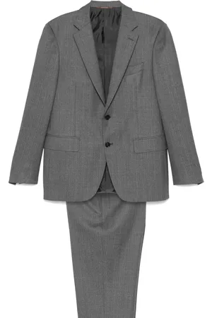 CANALI Herringbone-pattern suit