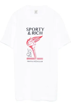 Sporty & Rich Torch-print T-shirt