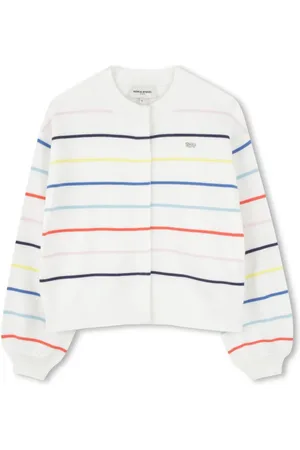 Sonia Rykiel Enfant Horizontal stripe cardigan
