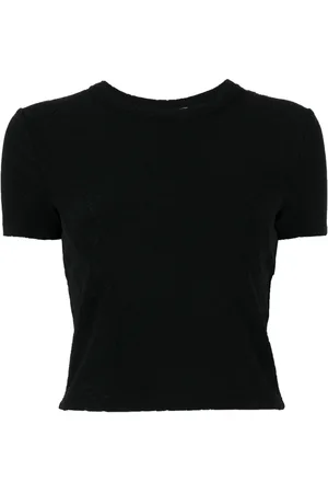 Alexander Wang Logo-jacquard knitted top
