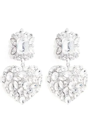 Self-Portrait Crystal drop earrings