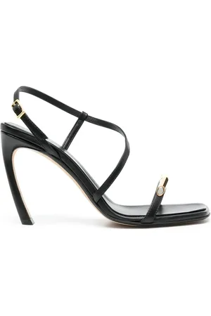 Lanvin Swing 95 leather sandals