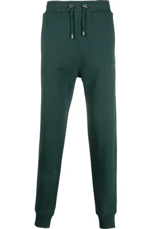 Balmain Logo-patch cotton track pants