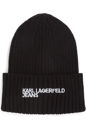 Karl Lagerfeld Logo-embroidered beanie