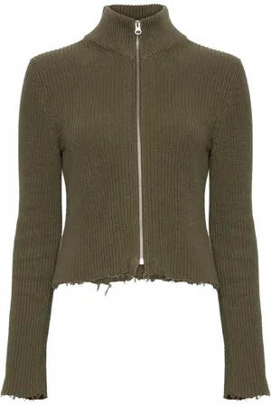 Maison Margiela Zip-fastening high-neck cardigan