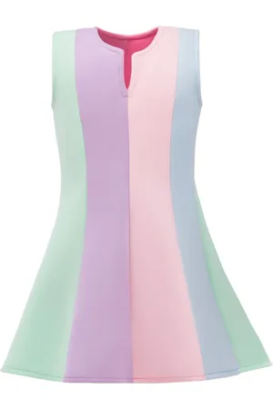 Mimi Tutu Sophie colour-block sleeveless dress
