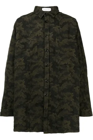 FAITH CONNEXION Camouflage print shirt