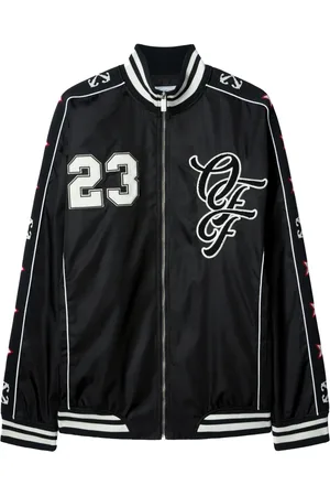 OFF-WHITE Varsity-patch bomber jacket
