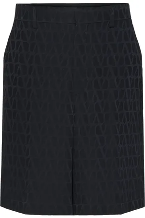 VALENTINO GARAVANI Toile Iconographe silk bermuda shorts